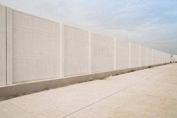 Concrete Fence Construction in Albany